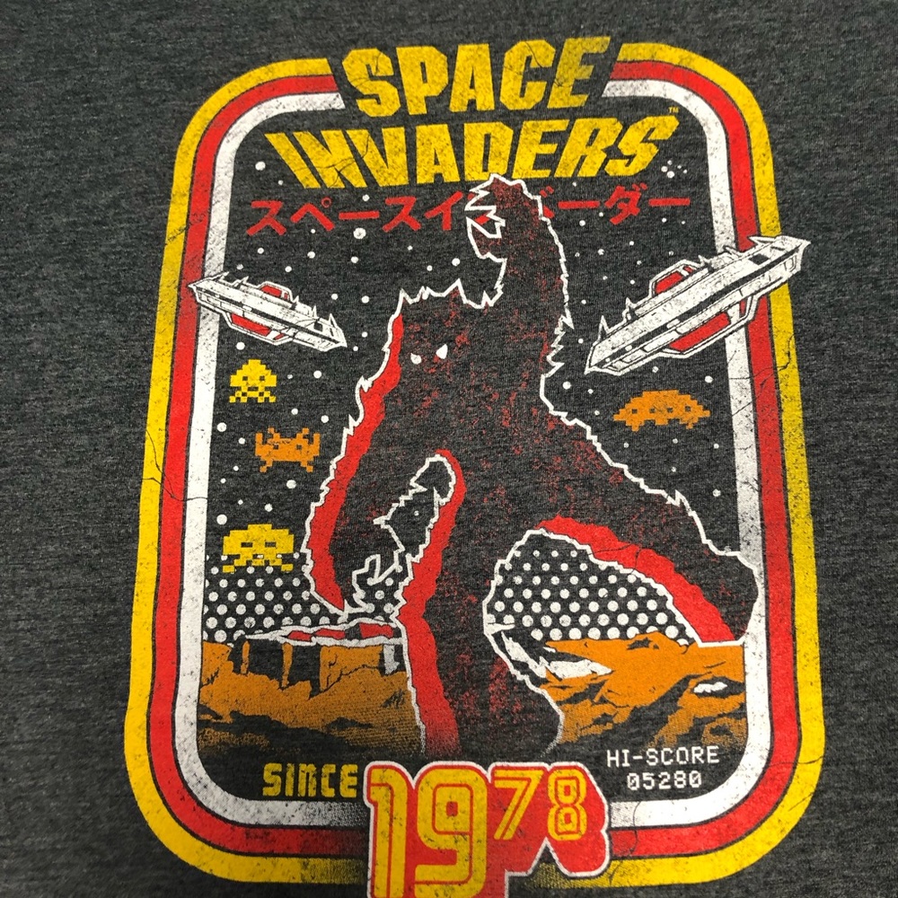 SPACE INVADERS graphic Tee XL